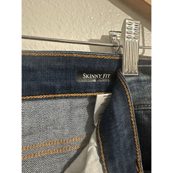 Judy Blue Women's Skinny Fit Jeans Size 1/25 Dark Wash Denim Stretch Raw Hem - Picture 5 of 15